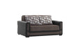 Ottomanson Mondomax Collection Upholstered Convertible Loveseat with Storage - Home And Beyond
