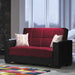 Ottomanson Armada Collection Upholstered Convertible Loveseat with Storage - Home And Beyond