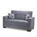 Ottomanson Armada Collection Upholstered Convertible Loveseat with Storage - Home And Beyond