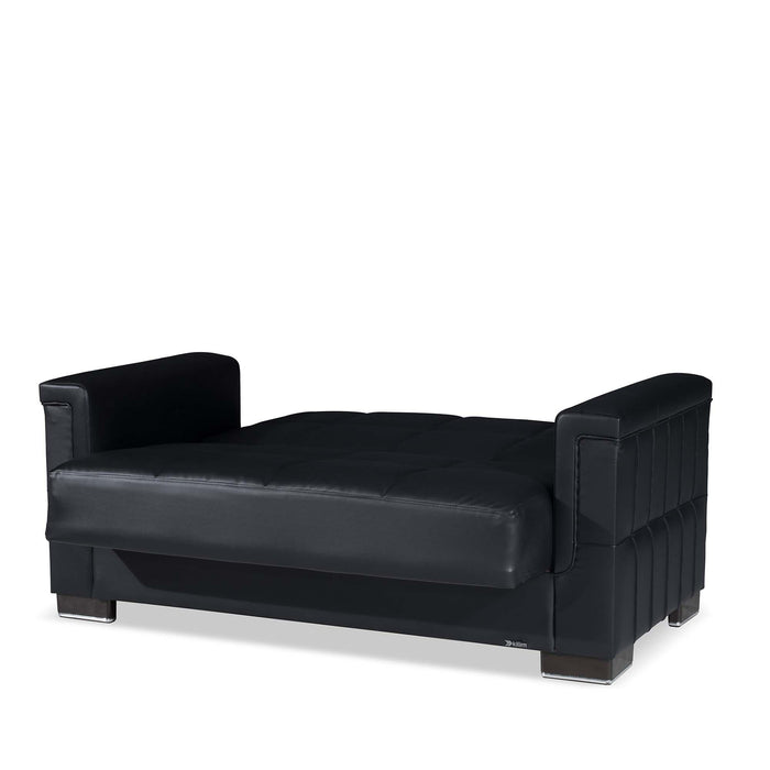 Ottomanson Armada Collection Upholstered Convertible Loveseat with Storage - Home And Beyond