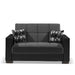 Ottomanson Armada Collection Upholstered Convertible Loveseat with Storage - Home And Beyond