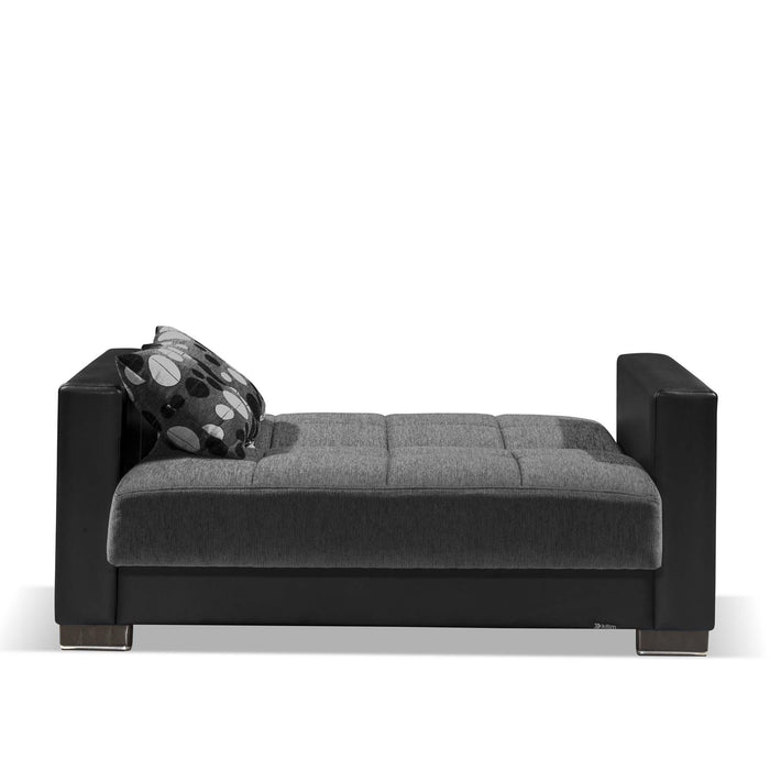 Ottomanson Armada Collection Upholstered Convertible Loveseat with Storage - Home And Beyond