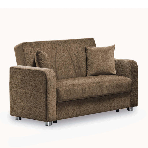 Ottomanson Elegance Collection Upholstered Convertible Loveseat with Storage image