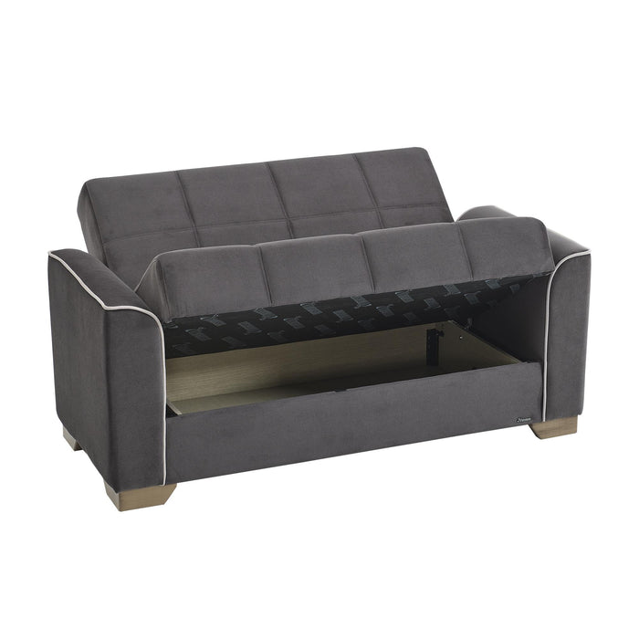 Ottomanson Dior Collection Convertible Loveseat with Storage