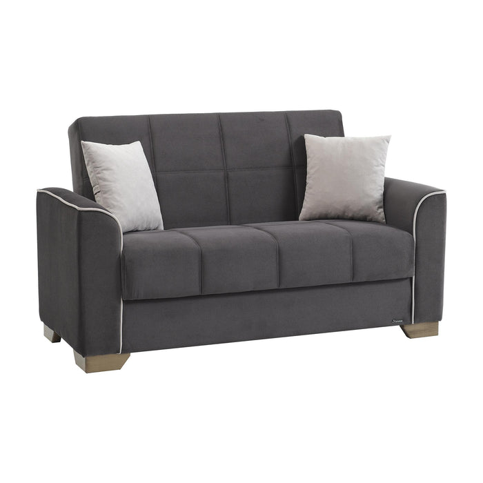 Ottomanson Dior Collection Convertible Loveseat with Storage