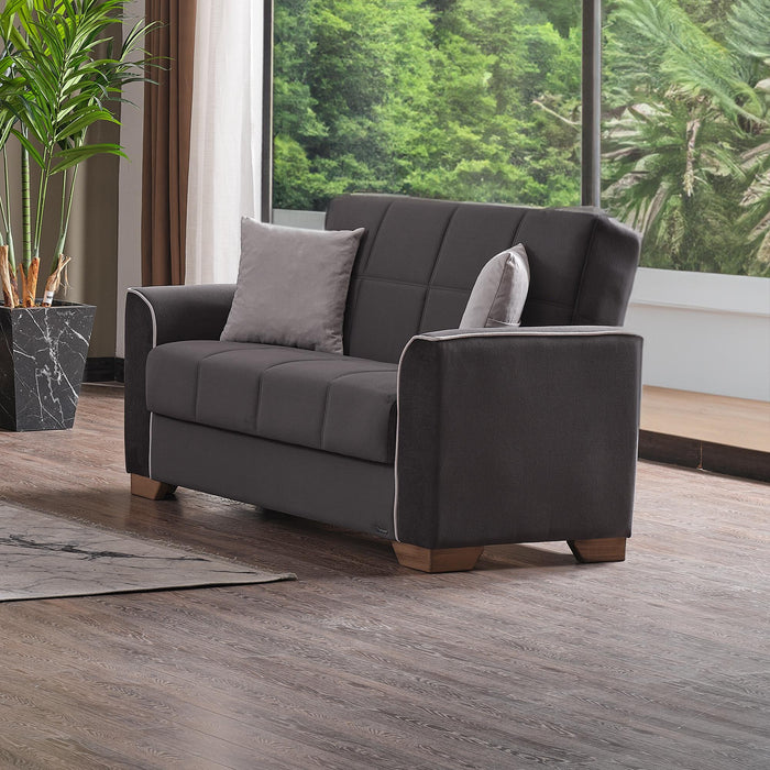 Ottomanson Dior Collection Convertible Loveseat with Storage