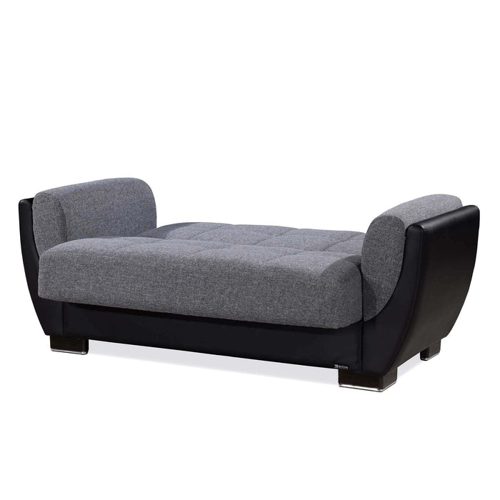 Ottomanson Armada Air Collection Upholstered Convertible Loveseat with Storage