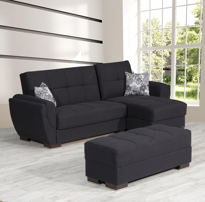 Ottomanson Armada Air Collection Upholstered Ottoman with Storage