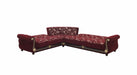 Ottomanson Americana Collection Upholstered Convertible Sectional with Storage - Home And Beyond