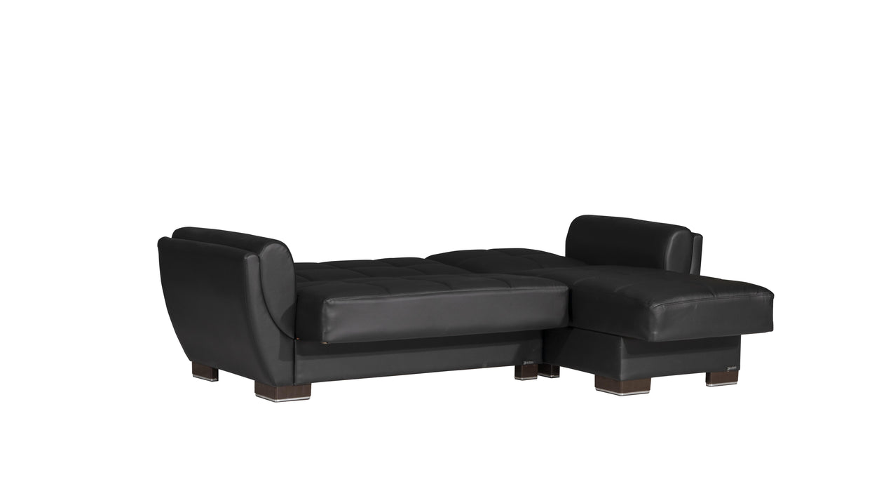 Ottomanson Armada Air Collection Upholstered Convertible Chaise Lounge with Storage