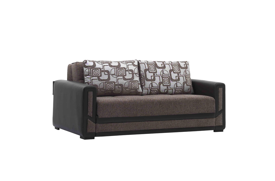 Ottomanson Mondomax Collection Upholstered Convertible Sofabed with Storage - Home And Beyond