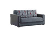 Ottomanson Mondomax Collection Upholstered Convertible Loveseat with Storage - Home And Beyond