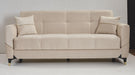 Ottomanson Samba Collection Upholstered Convertible Sofabed with Storage - Home And Beyond