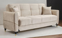Ottomanson Samba Collection Upholstered Convertible Sofabed with Storage - Home And Beyond