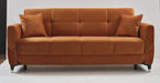Ottomanson Samba Collection Upholstered Convertible Sofabed with Storage - Home And Beyond