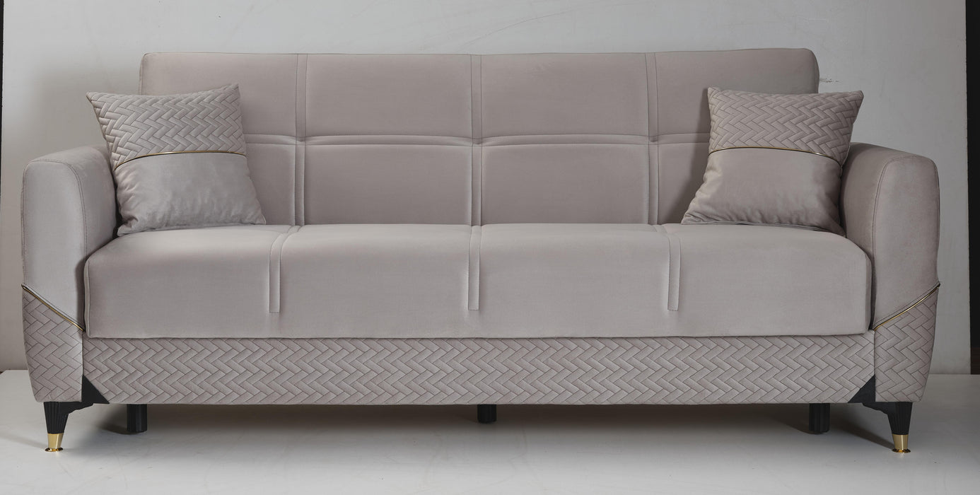 Ottomanson Samba Collection Upholstered Convertible Sofabed with Storage - Home And Beyond