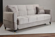 Ottomanson Samba Collection Upholstered Convertible Sofabed with Storage - Home And Beyond