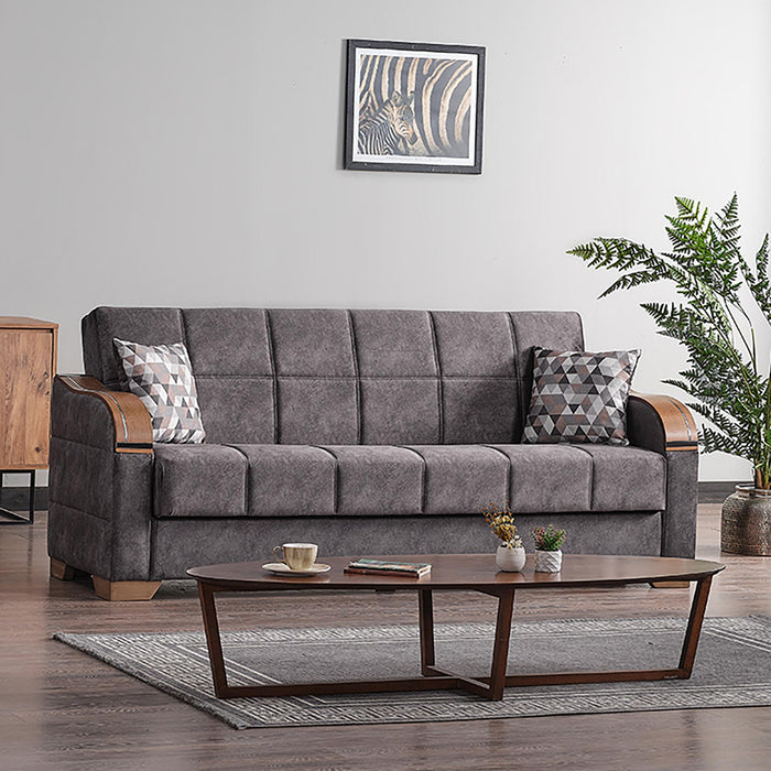 Ottomanson Sapphire Collection Convertible Sofabed with Storage