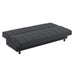 Ottomanson Sasta Collection Convertible Sofabed with Storage, Living Room Furniture, Bedroom Couch For Small Rooms, Studio Apartment Essentials, Black - Home And Beyond