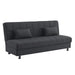 Ottomanson Sasta Collection Convertible Sofabed with Storage, Living Room Furniture, Bedroom Couch For Small Rooms, Studio Apartment Essentials, Black - Home And Beyond