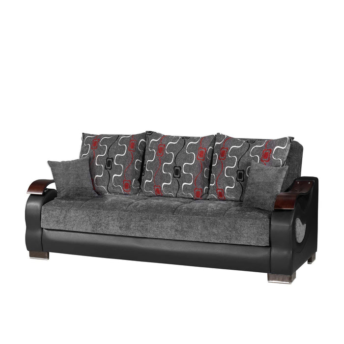 Ottomanson Metroplex Collection Upholstered Convertible Sofabed with Storage
