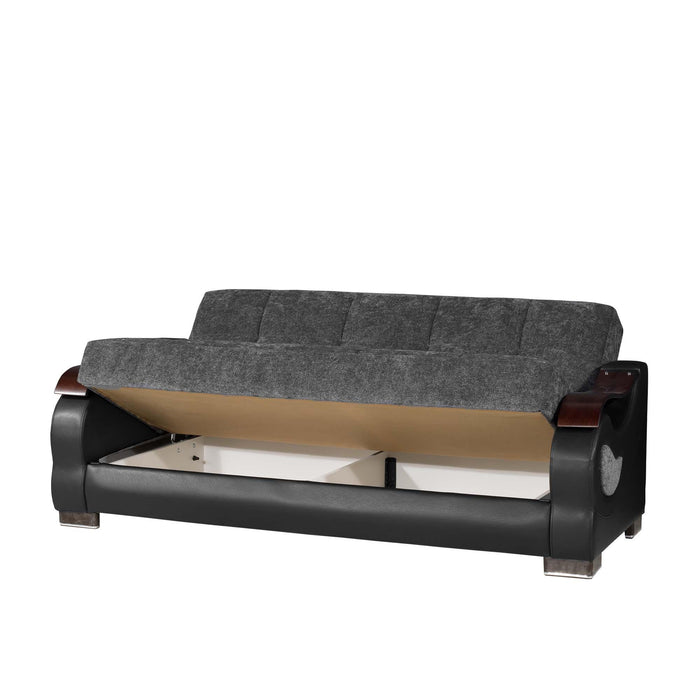 Ottomanson Metroplex Collection Upholstered Convertible Sofabed with Storage