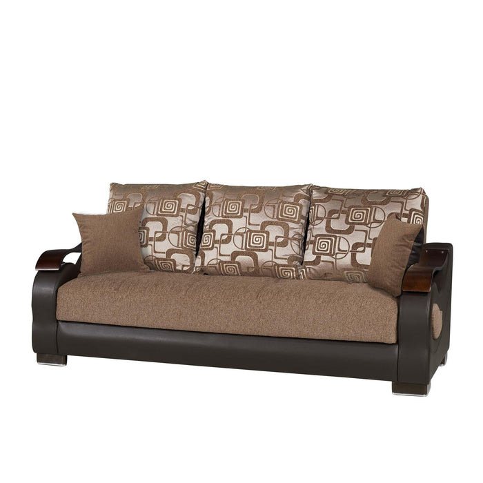 Ottomanson Metroplex Collection Upholstered Convertible Sofabed with Storage