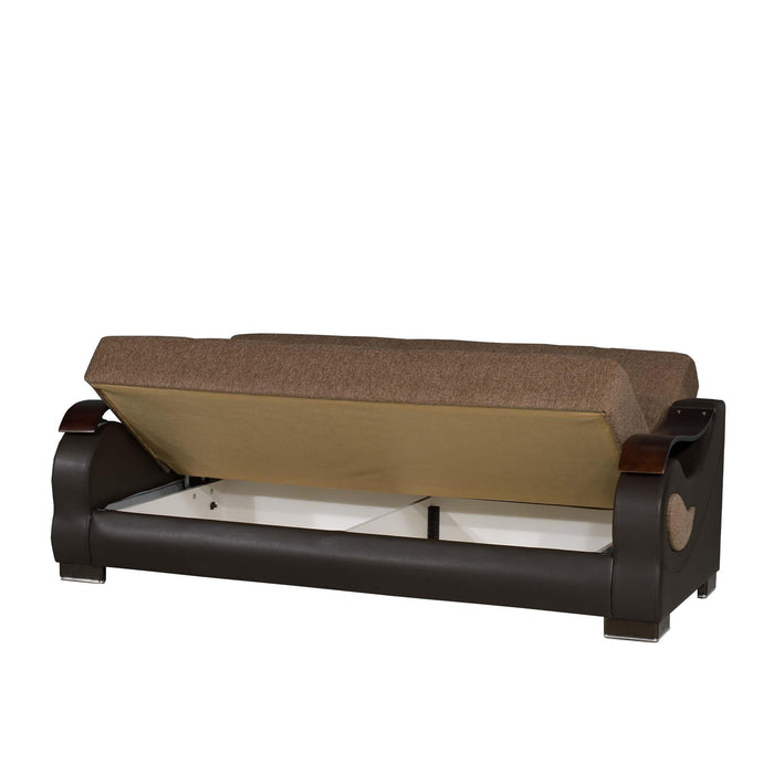 Ottomanson Metroplex Collection Upholstered Convertible Sofabed with Storage