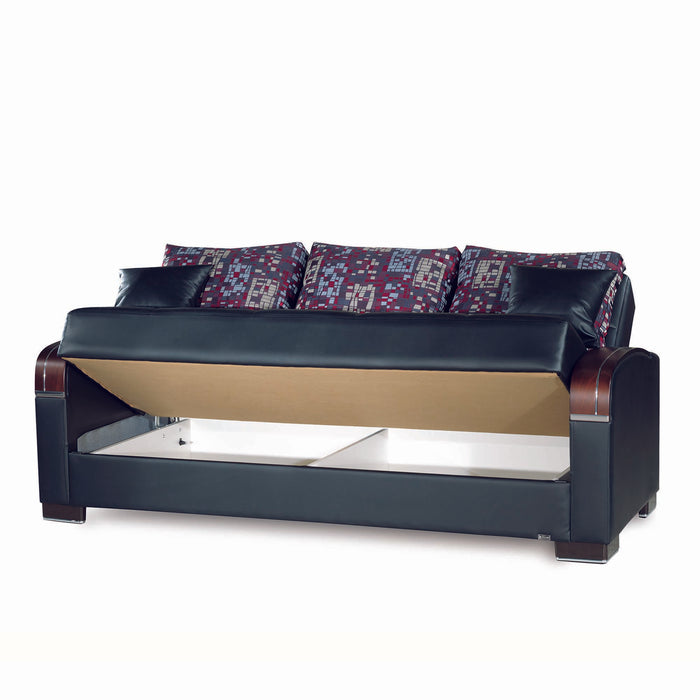 Ottomanson Mobimax Collection Upholstered Convertible Sofabed with Storage