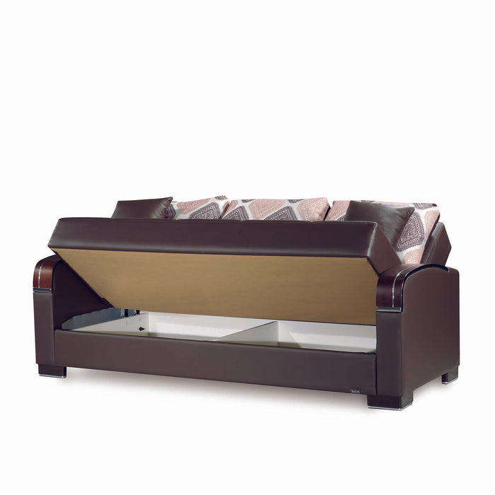 Ottomanson Mobimax Collection Upholstered Convertible Sofabed with Storage