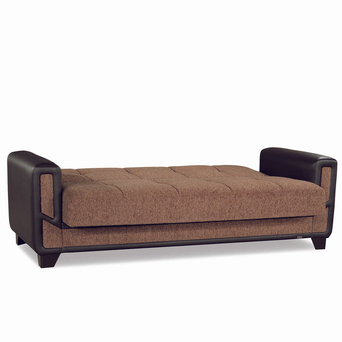 Ottomanson Mondo Modern Collection Upholstered Convertible Sofabed with Storage