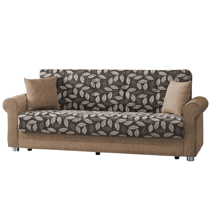 Ottomanson Rio Grande Collection Upholstered Convertible Sofabed with Storage - Home And Beyond