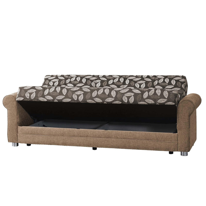 Ottomanson Rio Grande Collection Upholstered Convertible Sofabed with Storage - Home And Beyond