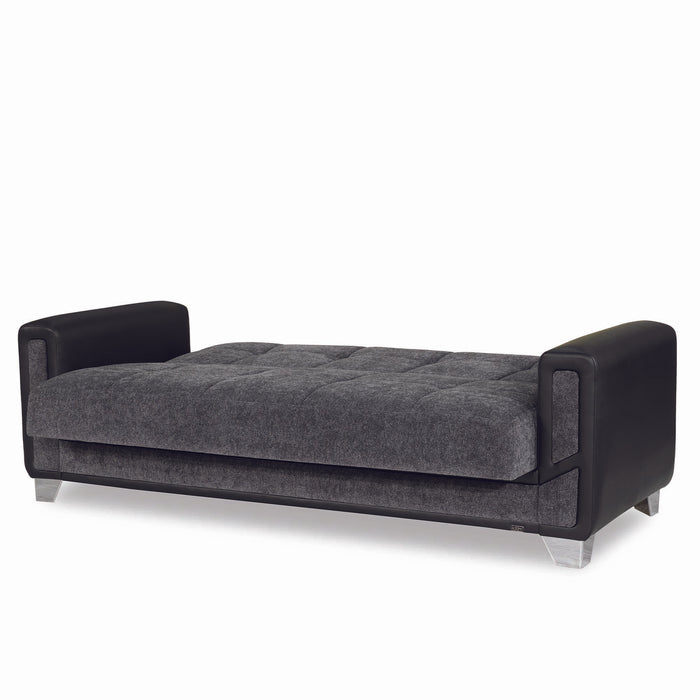 Ottomanson Mondo Modern Collection Upholstered Convertible Sofabed with Storage