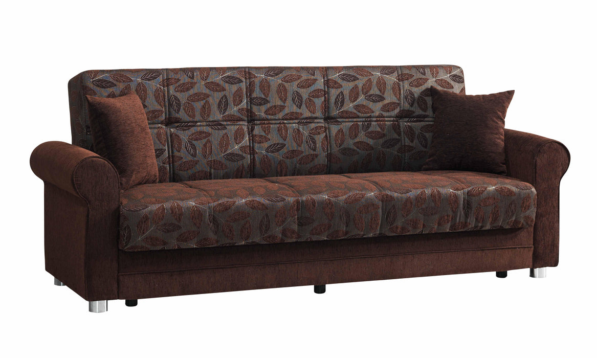 Ottomanson Rio Grande Collection Upholstered Convertible Sofabed with Storage - Home And Beyond