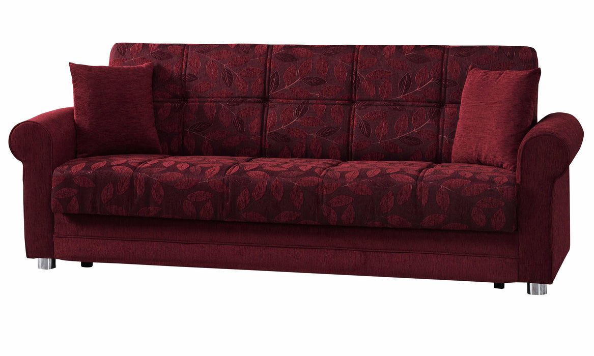 Ottomanson Rio Grande Collection Upholstered Convertible Sofabed with Storage - Home And Beyond