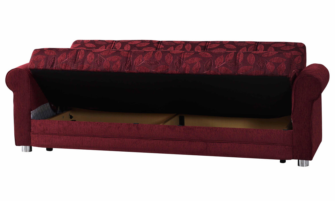 Ottomanson Rio Grande Collection Upholstered Convertible Sofabed with Storage - Home And Beyond