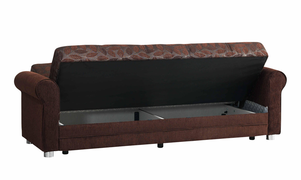 Ottomanson Rio Grande Collection Upholstered Convertible Sofabed with Storage - Home And Beyond