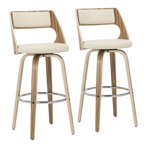 Cecina 30'' Fixed Height Barstool - Set of 2 image