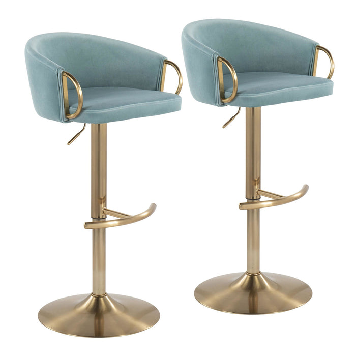 Claire Adjustable Bar Stool - Set of 2 image