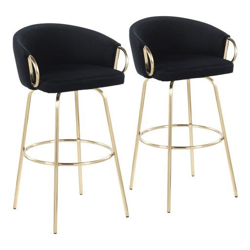 Claire 30" Fixed Height Barstool - Set of 2 image