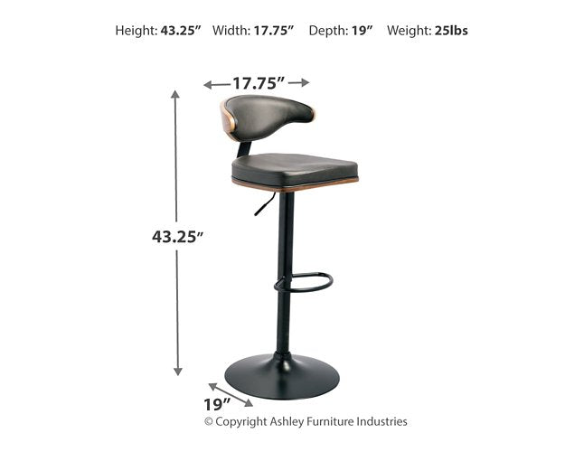 Bellatier Adjustable Height Bar Stool - Home And Beyond