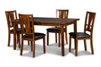 Dixon Std Dining 6 Pc Set-Dk Espresso
