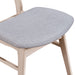 Oscar Wood Back Chair-White Ash