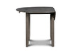 Gia 3 Pc 42" Drop Leaf Dining Table & 2 Chairs-Gray