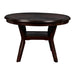 Gia 5 Pc 47" Round Dining Table & 4 Chairs-Ebony