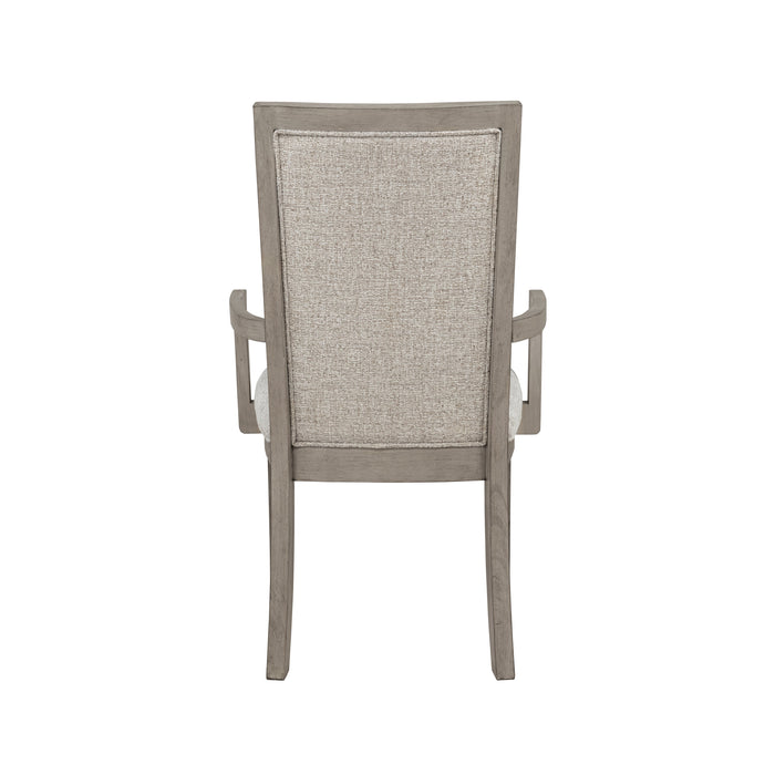 Mariana Upholstered Arm Chair (2 Per Carton)-Vintage Creme
