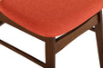 Morocco Dining Chair W/Orange Seat Cushion (2 Per Carton)