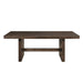 Kody 79" Rectangle Dining Table Top-Dk Walnut