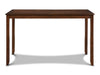 Amy 5 Pc 60" Counter Storage Table+Chairs-Brown Cherry
